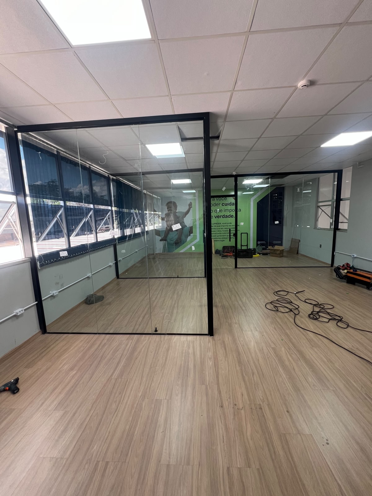 Sala em Vidro Temperado